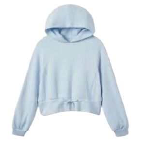 TravisMathew Women's Golden State Skyloft Stretch Light Blue Hoodie Golf Tinnis